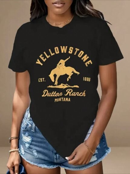 【SKKK】220g printed women’s oversized T-shirt, 100% cotton, comfortable choice