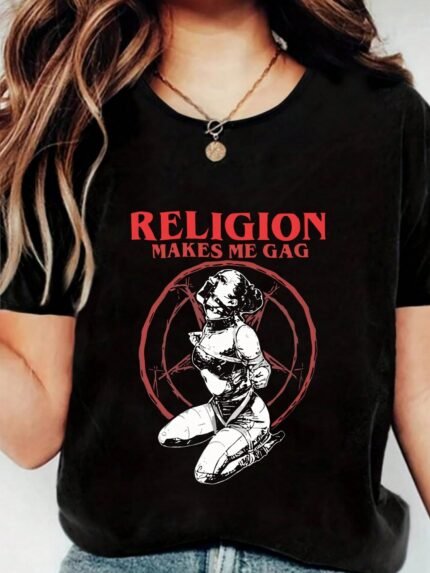 【SKKK】220g printed women’s oversized T-shirt, 100% cotton, comfortable choice