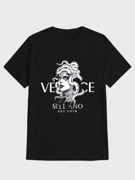 【SKKK】220g printed men’s oversized T-shirt, 100% cotton, comfortable choice