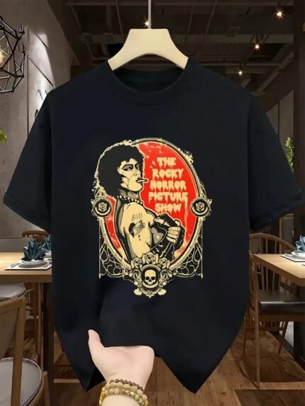 【SKKK】220g printed women’s oversized T-shirt, 100% cotton, comfortable choice