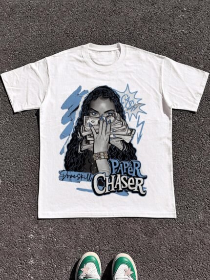 【SKKK】220g printed men’s oversized T-shirt, 100% cotton, comfortable choice