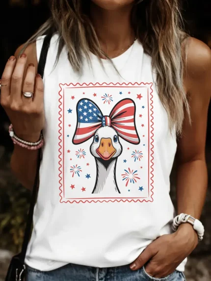 【SKKK】180g printed women’s vest, a comfortable choice for summer