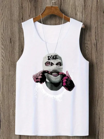 【SKKK】180g printed men’s vest, a comfortable choice for summer
