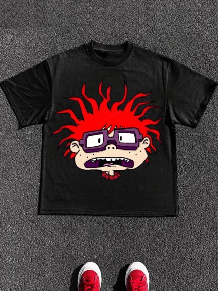 【SKKK】220g printed men’s oversized T-shirt, 100% cotton, comfortable choice