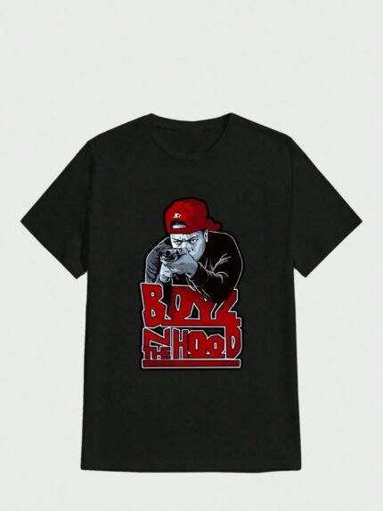 【SKKK】220g printed men’s oversized T-shirt, 100% cotton, comfortable choice