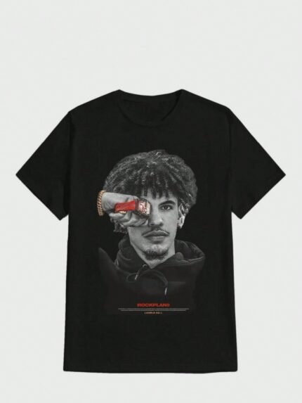 【SKKK】220g printed men’s oversized T-shirt, 100% cotton, comfortable choice