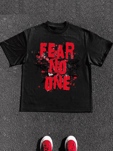 【SKKK】220g printed men’s oversized T-shirt, 100% cotton, comfortable choice