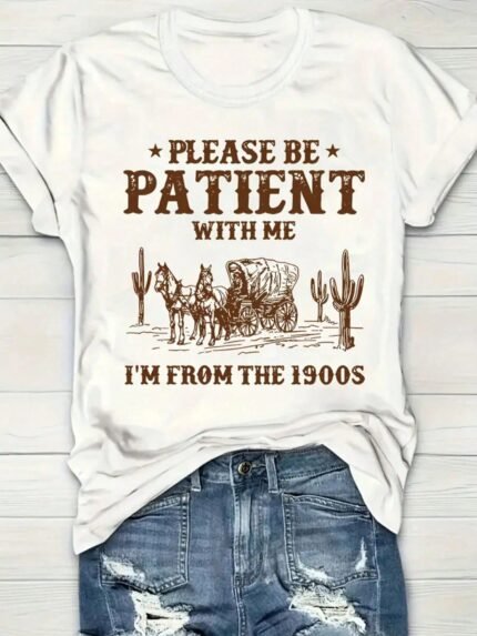 【SKKK】220g printed women’s oversized T-shirt, 100% cotton, comfortable choice