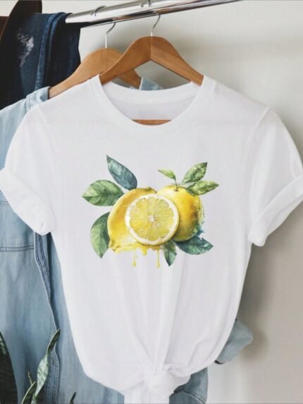 【SKKK】 220g printed women’s T-shirt, 100% cotton, comfortable choice