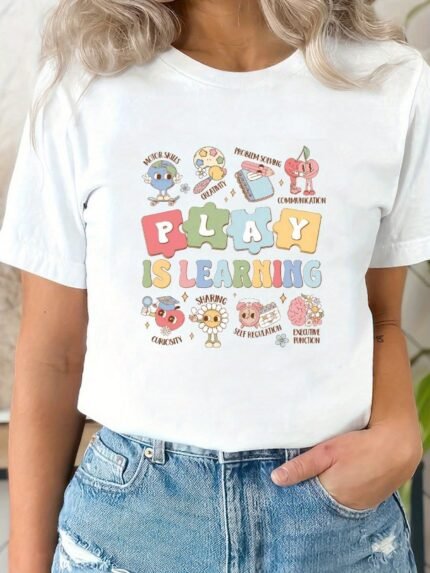 【SKKK】 220g printed women’s T-shirt, 100% cotton, comfortable choice