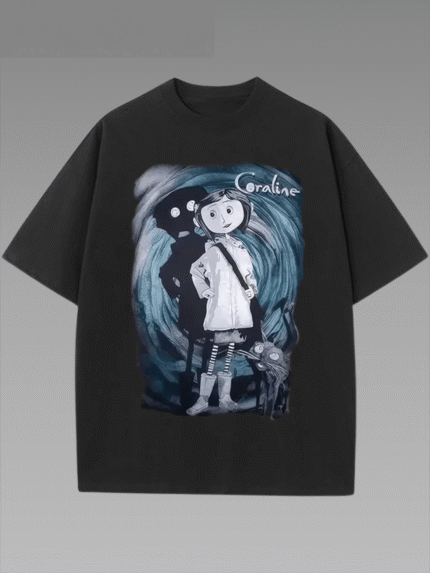【SKKK】220g printed women’s oversized T-shirt, 100% cotton, comfortable choice