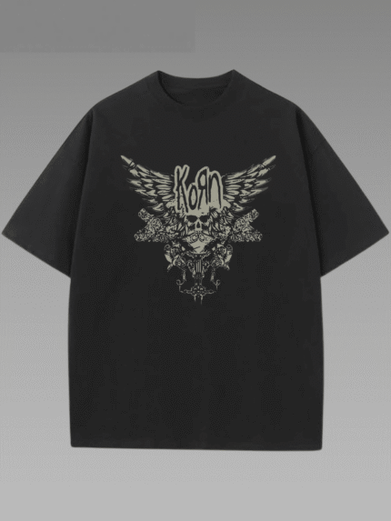 【SKKK】220g printed women’s oversized T-shirt, 100% cotton, comfortable choice