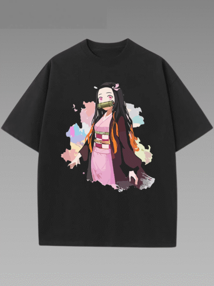 【SKKK】220g printed women’s oversized T-shirt, 100% cotton, comfortable choice