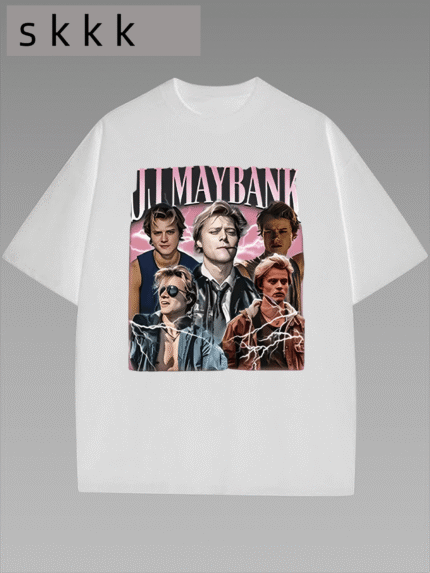 【SKKK】220g printed women’s oversized T-shirt, 100% cotton, comfortable choice