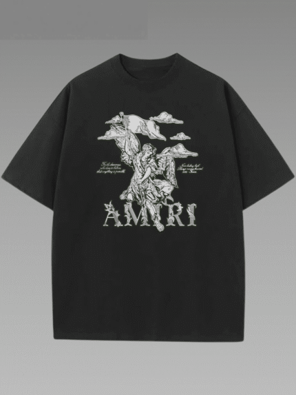 【SKKK】220g printed women’s oversized T-shirt, 100% cotton, comfortable choice