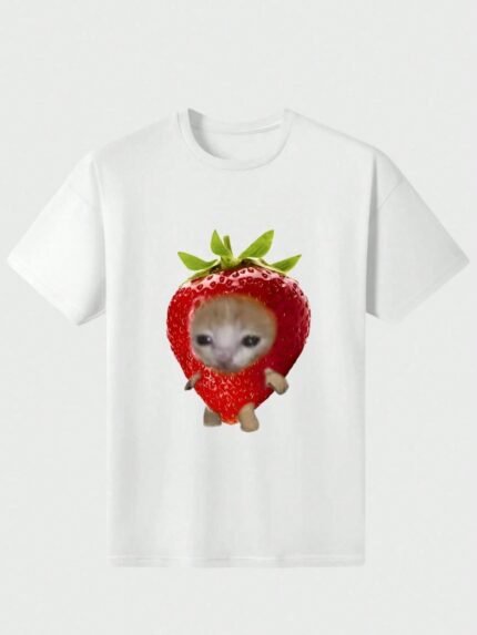 【SKKK】 220g printed women’s T-shirt, 100% cotton, comfortable choice