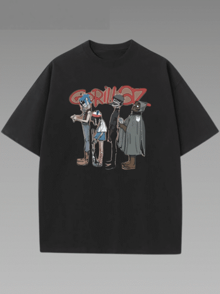 【SKKK】220g printed women’s oversized T-shirt, 100% cotton, comfortable choice