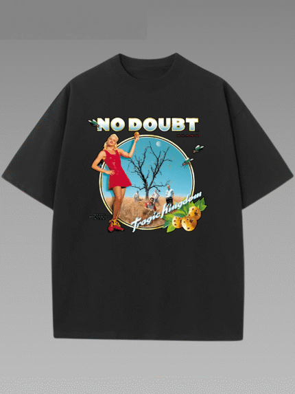 【SKKK】220g printed women’s oversized T-shirt, 100% cotton, comfortable choice