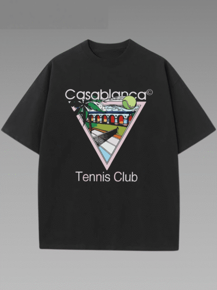 【SKKK】220g printed women’s oversized T-shirt, 100% cotton, comfortable choice