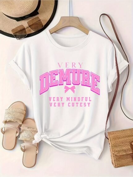 【SKKK】 220g printed women’s T-shirt, 100% cotton, comfortable choice