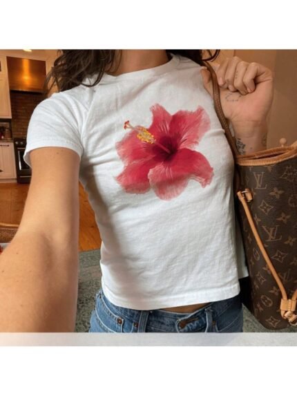 【SKKK】 220g printed women’s T-shirt, 100% cotton, comfortable choice