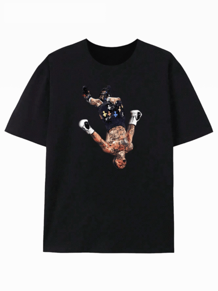 【SKKK】220g printed men’s oversized T-shirt, 100% cotton, comfortable choice