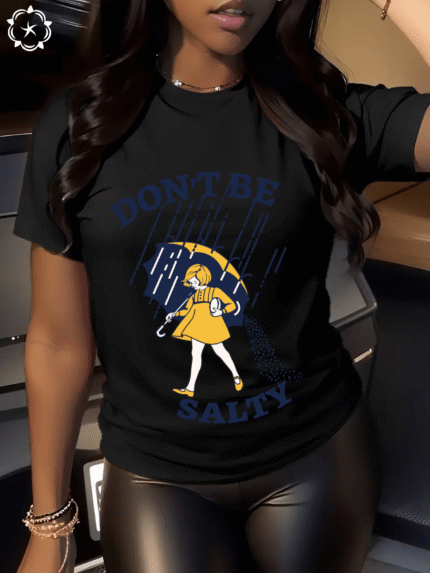 【SKKK】220g printed women’s oversized T-shirt, 100% cotton, comfortable choice