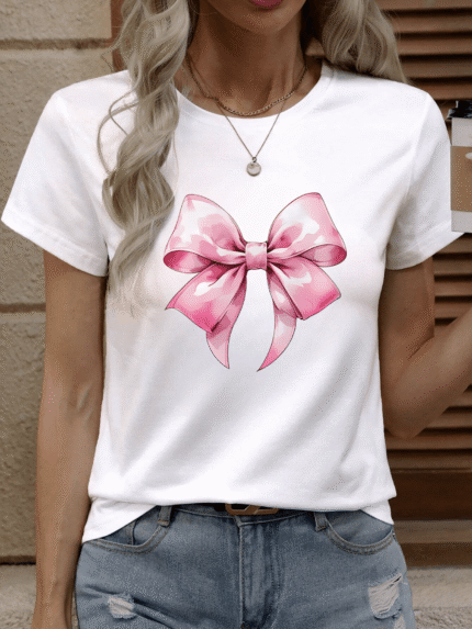 【SKKK】 220g printed women’s T-shirt, 100% cotton, comfortable choice