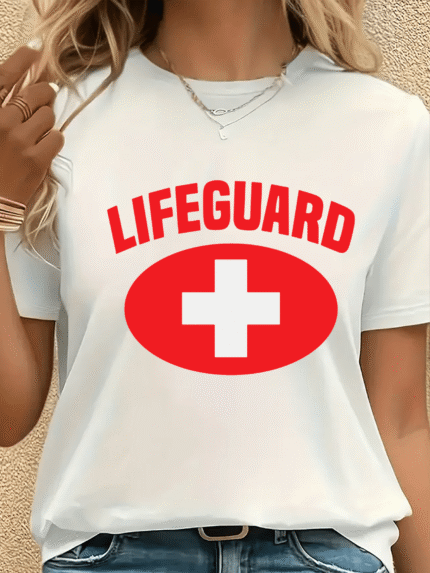 【SKKK】 220g printed women’s T-shirt, 100% cotton, comfortable choice