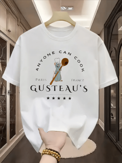 【SKKK】 220g printed women’s T-shirt, 100% cotton, comfortable choice