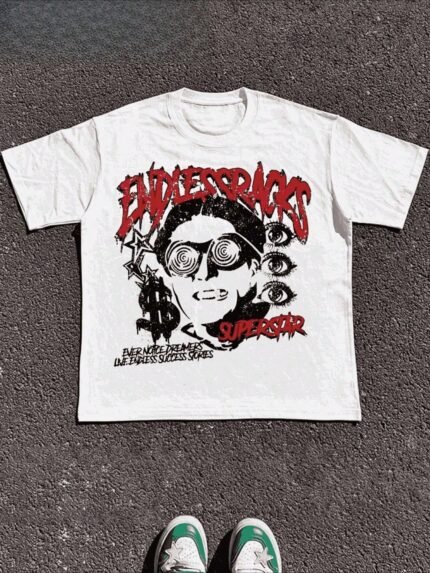 【SKKK】 220g printed men’s T-shirt, 100% cotton, comfortable choice