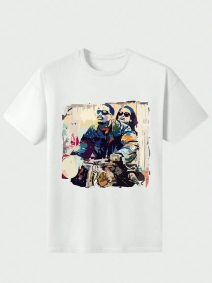 【SKKK】 220g printed women’s T-shirt, 100% cotton, comfortable choice