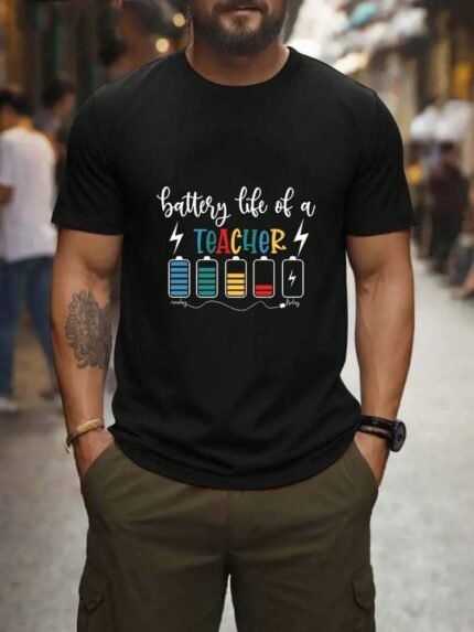 【SKKK】 220g printed men’s T-shirt, 100% cotton, comfortable choice