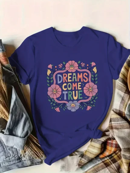 【SKKK】 220g printed women’s T-shirt, 100% cotton, comfortable choice