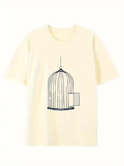 【SKKK】220g printed men’s oversized T-shirt, 100% cotton, comfortable choice