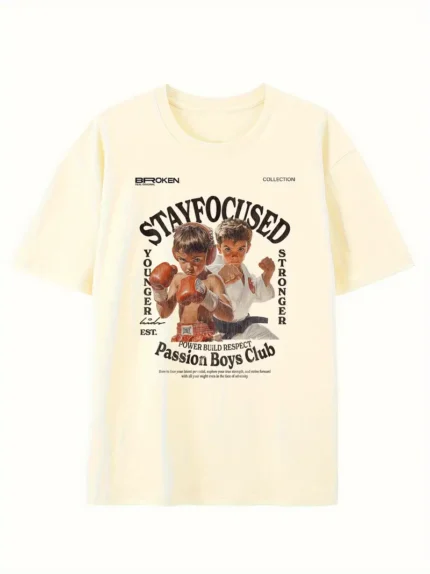 【SKKK】220g printed men’s oversized T-shirt, 100% cotton, comfortable choice