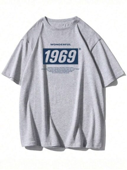 【SKKK】220g printed men’s oversized T-shirt, 100% cotton, comfortable choice