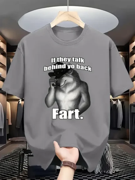 【SKKK】220g printed men’s oversized T-shirt, 100% cotton, comfortable choice