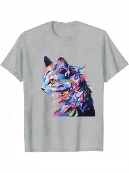 【SKKK】220g printed men’s oversized T-shirt, 100% cotton, comfortable choice