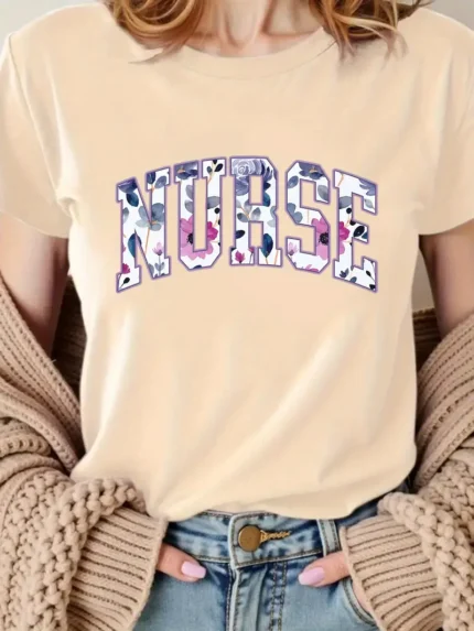 【SKKK】220g printed women’s oversized T-shirt, 100% cotton, comfortable choice