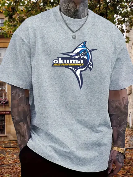 【SKKK】220g printed men’s oversized T-shirt, 100% cotton, comfortable choice