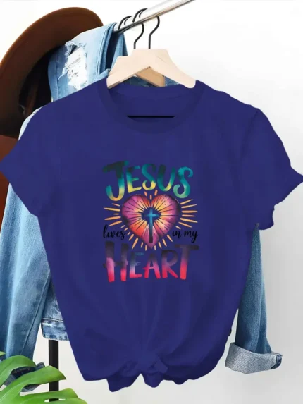 【SKKK】220g printed women’s oversized T-shirt, 100% cotton, comfortable choice