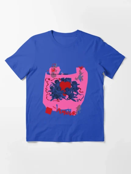 【SKKK】220g printed women’s oversized T-shirt, 100% cotton, comfortable choice