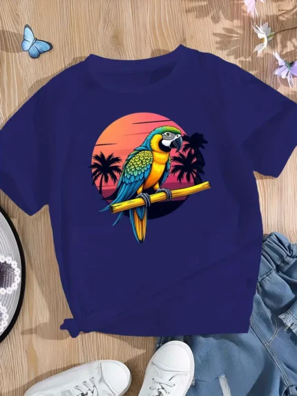 【SKKK】220g printed women’s oversized T-shirt, 100% cotton, comfortable choice