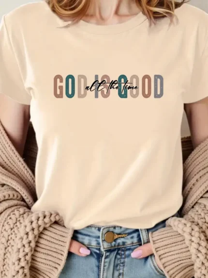 【SKKK】 220g printed women’s T-shirt, 100% cotton, comfortable choice