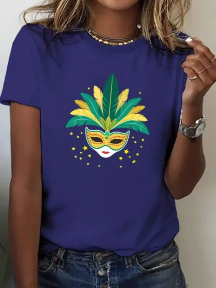 【SKKK】220g printed women’s oversized T-shirt, 100% cotton, comfortable choice