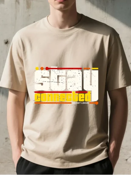 【SKKK】 220g printed men’s T-shirt, 100% cotton, comfortable choice